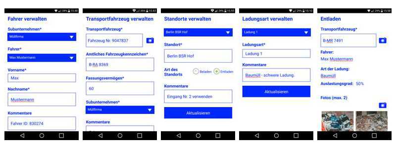 digitale Tourenplanung und Tourenkontrolle